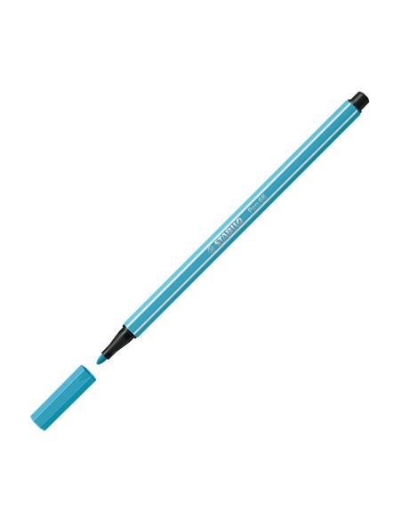 C/10 rotulador stabilo pen 68 azul celeste nº57 punta 1,omm 